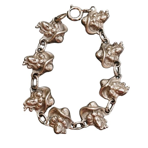 Wowsa Sterling Victorian Lady Linked Bracelet (A4585) - Picture 2 of 5